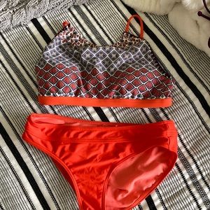Prana Brina bikini top with Ramba bottoms. Size Small.